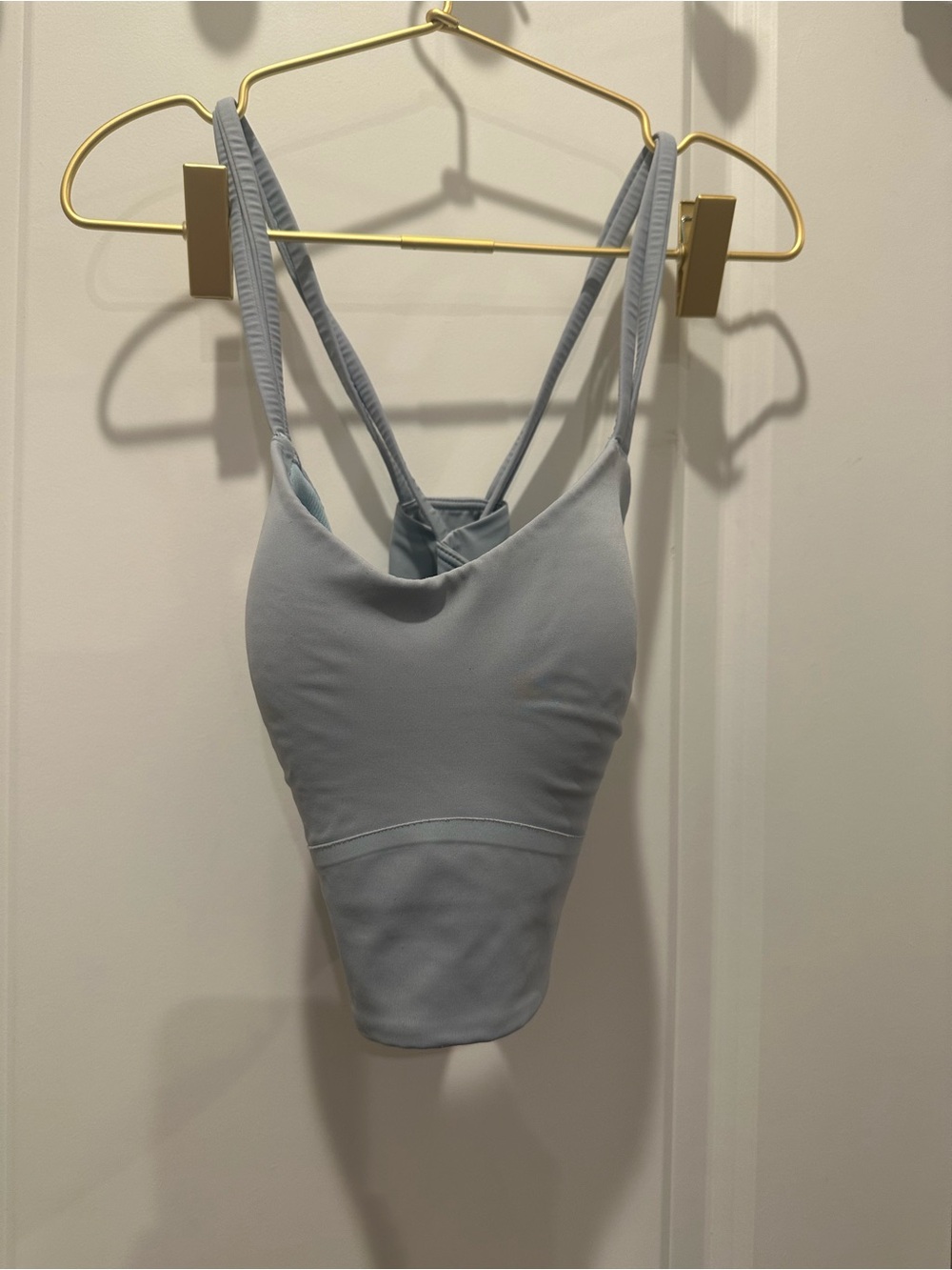 lululemon athletica Light Blue Strappy Sports Bra